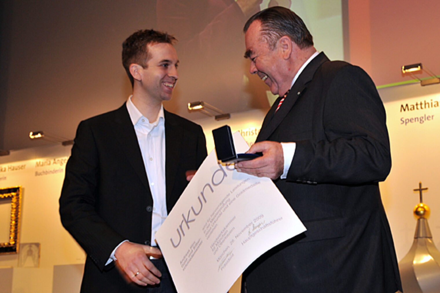 Jahresbestmeister auf der Meisterfeier 2009