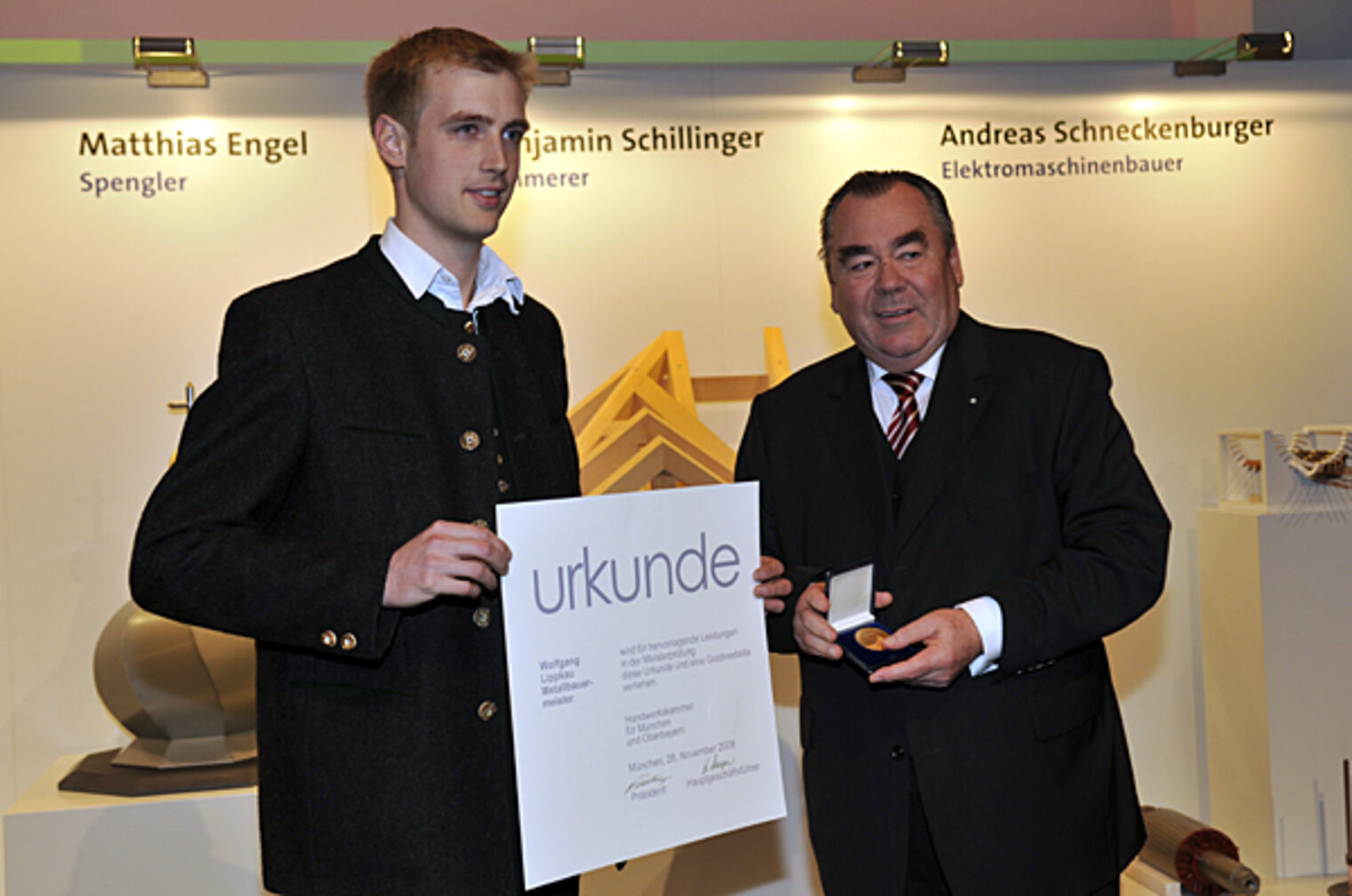 Jahresbestmeister auf der Meisterfeier 2009