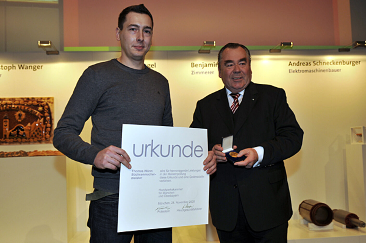 Jahresbestmeister auf der Meisterfeier 2009