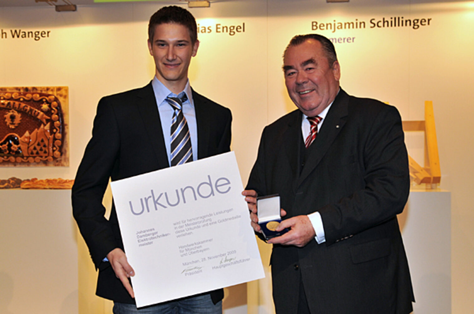 Jahresbestmeister auf der Meisterfeier 2009