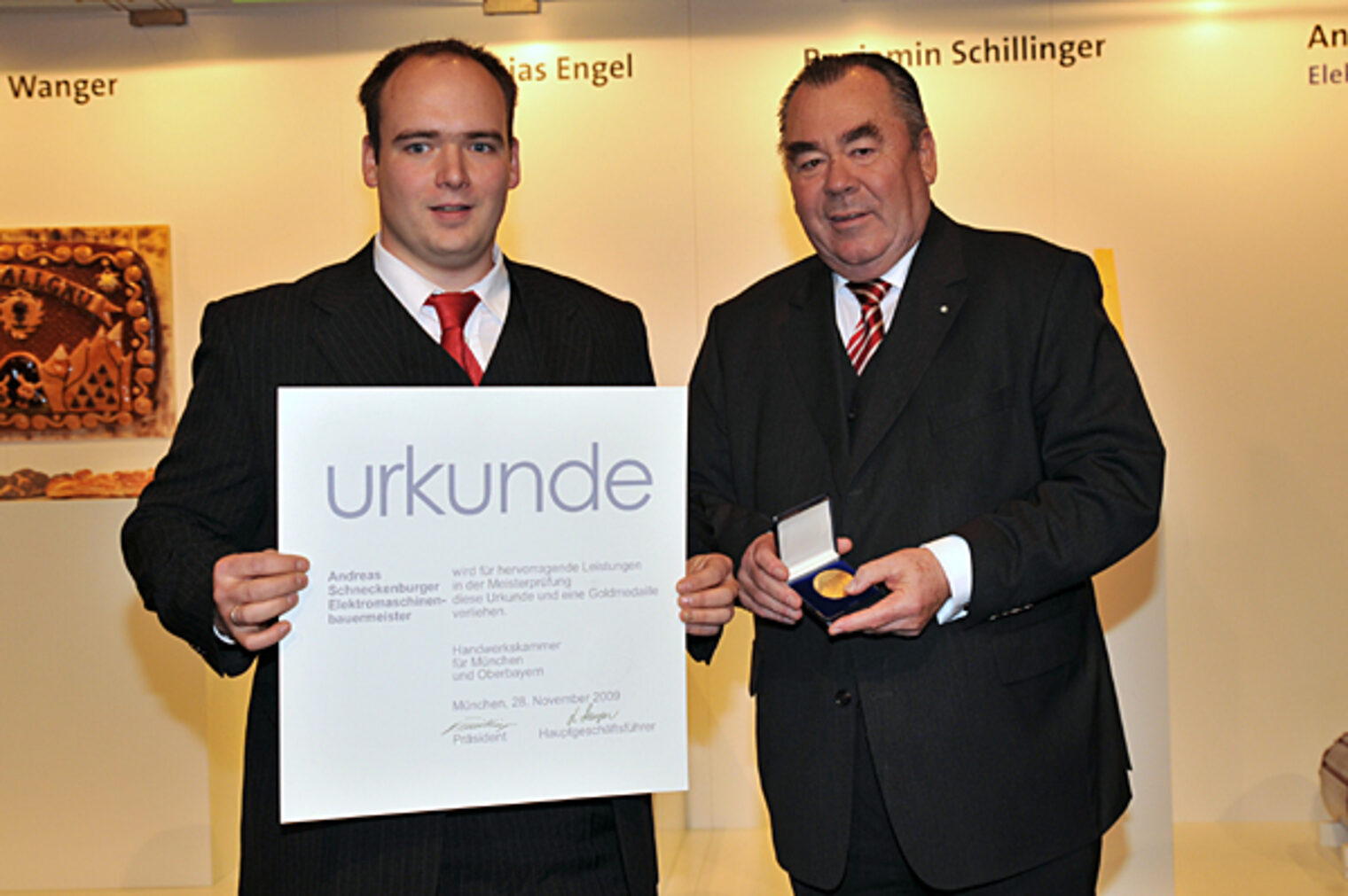 Jahresbestmeister auf der Meisterfeier 2009