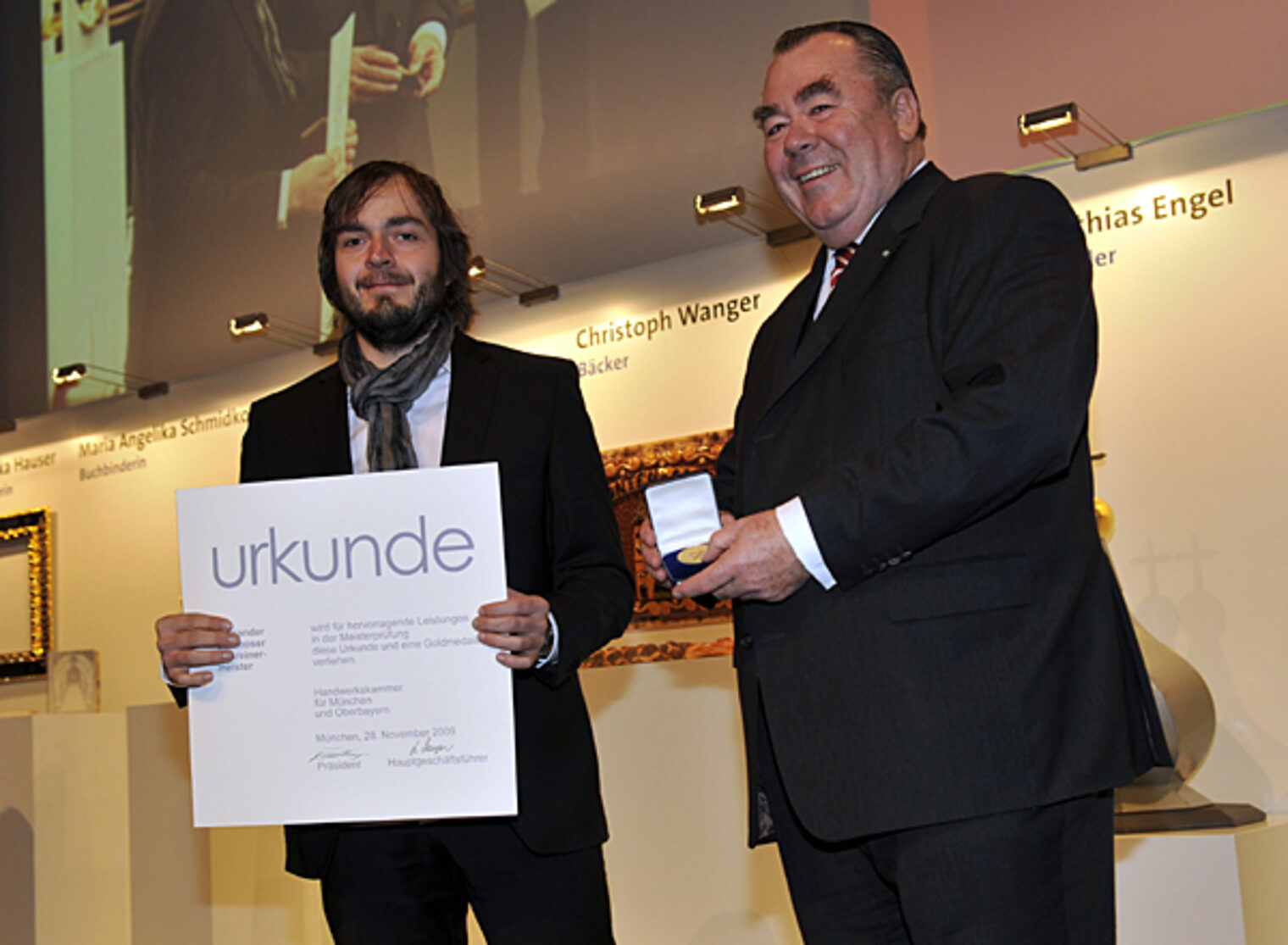 Jahresbestmeister auf der Meisterfeier 2009
