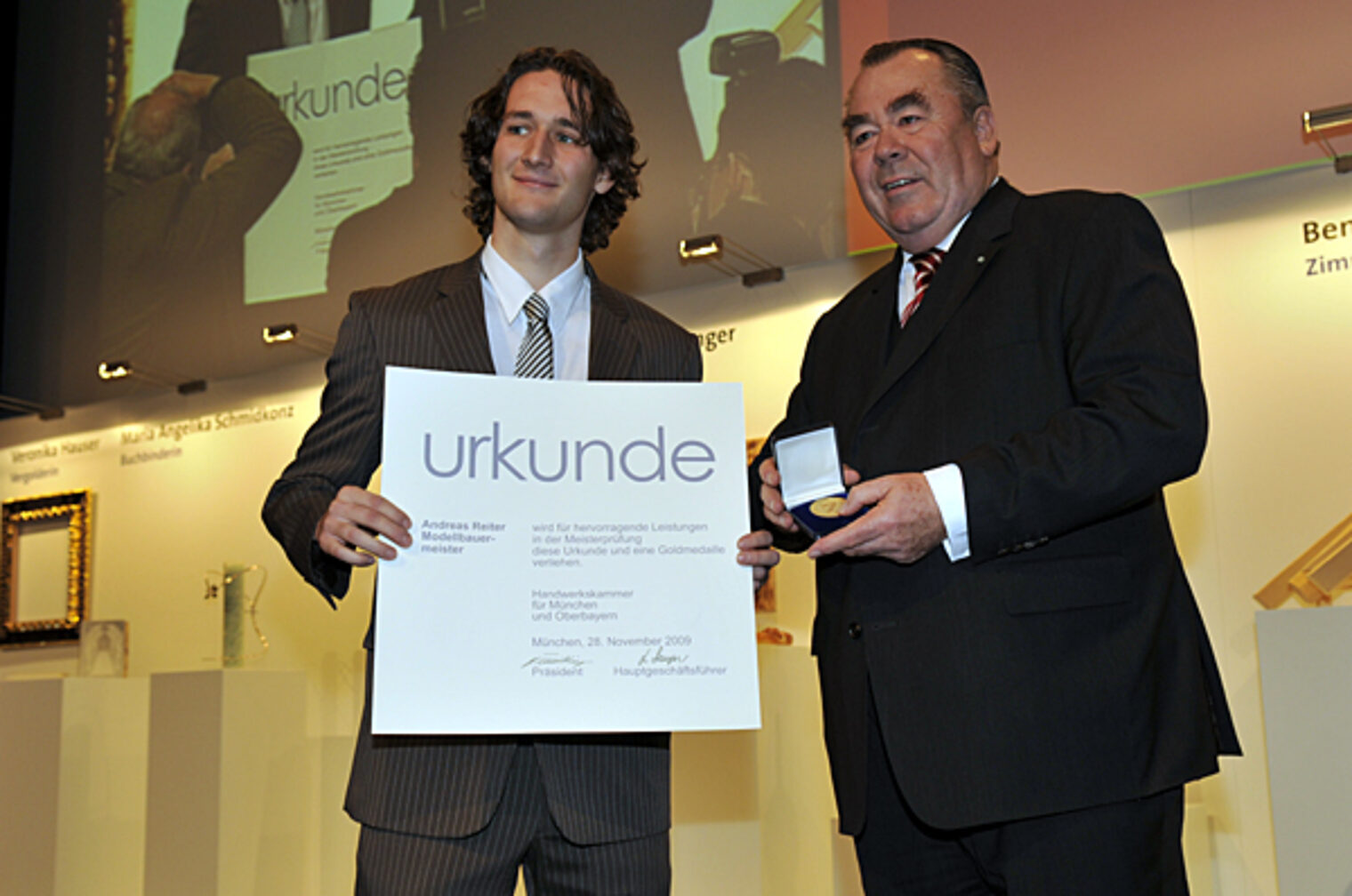 Jahresbestmeister auf der Meisterfeier 2009