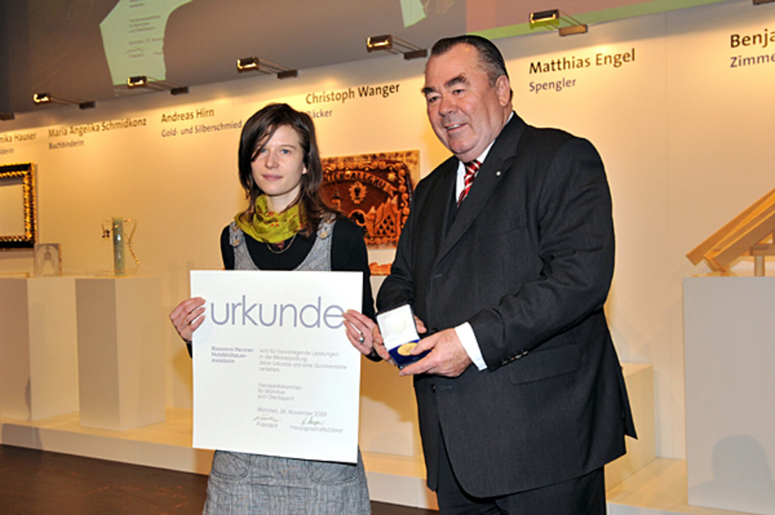 Jahresbestmeister auf der Meisterfeier 2009