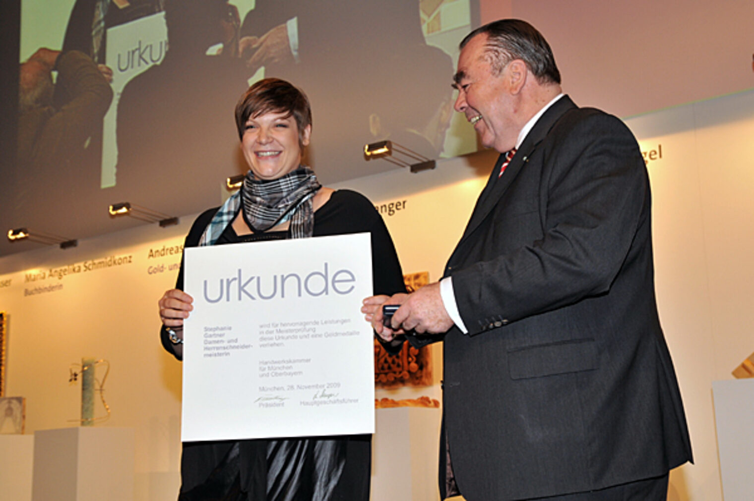 Jahresbestmeister auf der Meisterfeier 2009