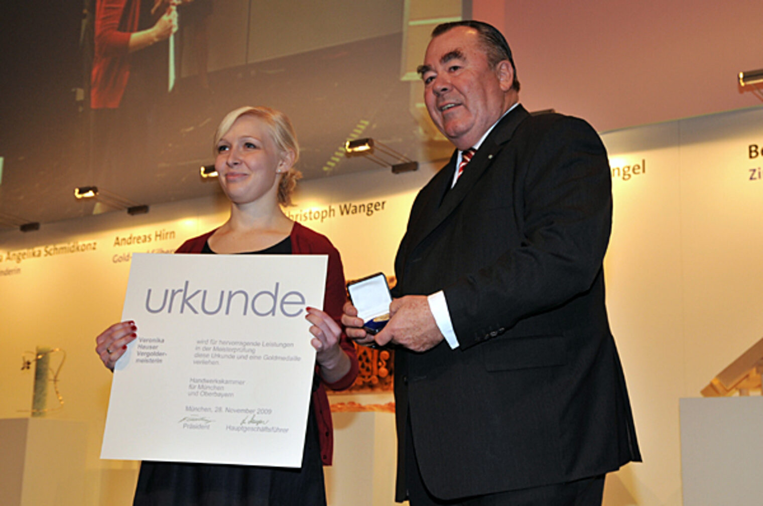 Jahresbestmeister auf der Meisterfeier 2009
