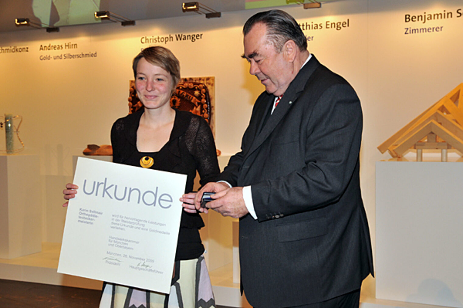 Jahresbestmeister auf der Meisterfeier 2009