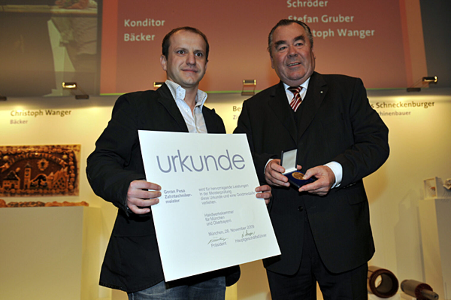 Jahresbestmeister auf der Meisterfeier 2009