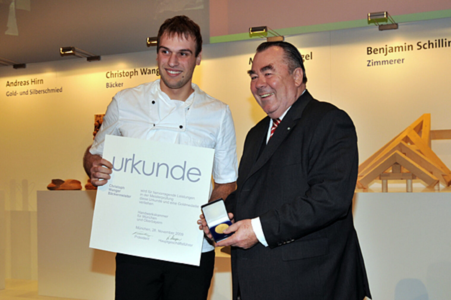 Jahresbestmeister auf der Meisterfeier 2009