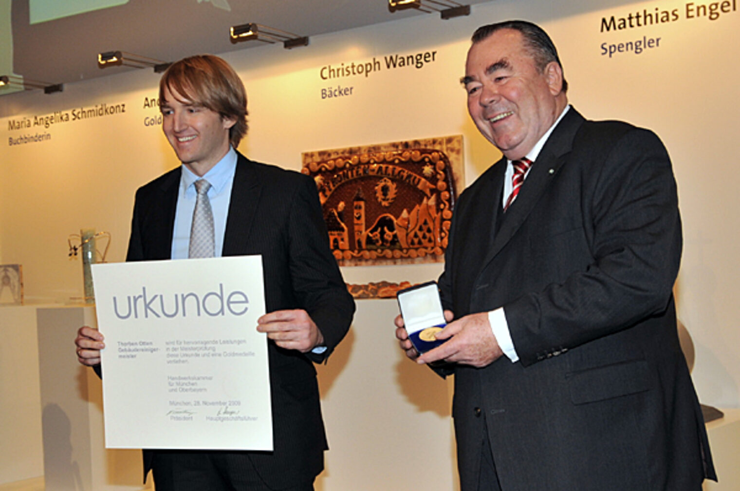 Jahresbestmeister auf der Meisterfeier 2009
