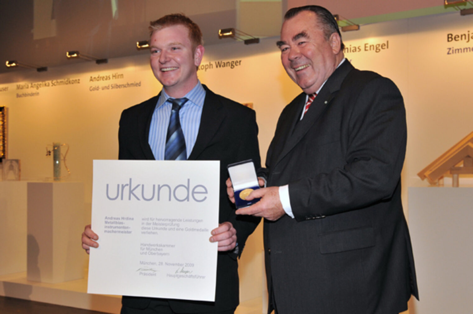 Jahresbestmeister auf der Meisterfeier 2009