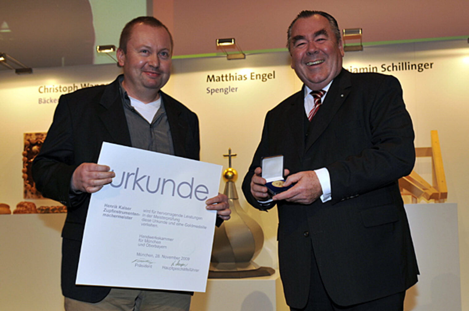 Jahresbestmeister auf der Meisterfeier 2009