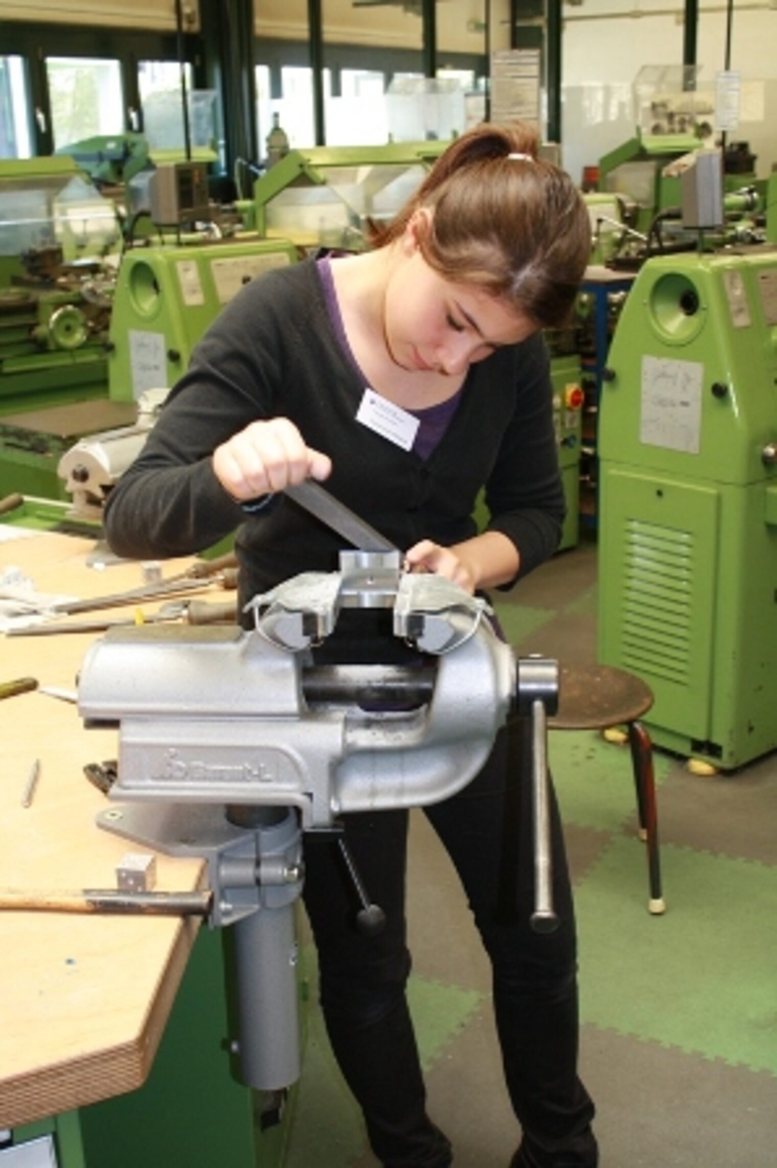 Girls Day 2010 Weilheim Feinwerkmechanikerin