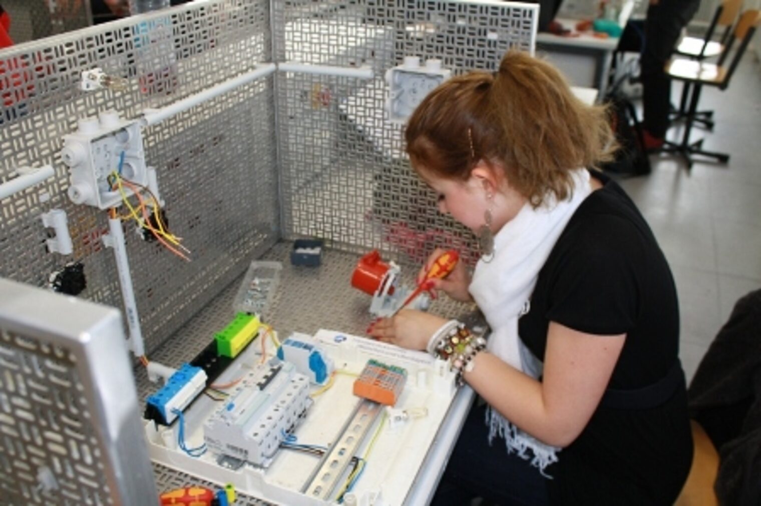 Girls Day 2010 Weilheim Bereich Elekronikerin
