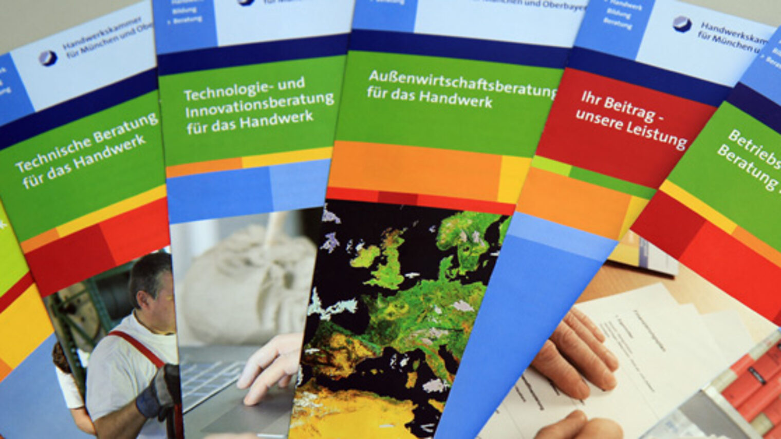 Flyer für Beratung