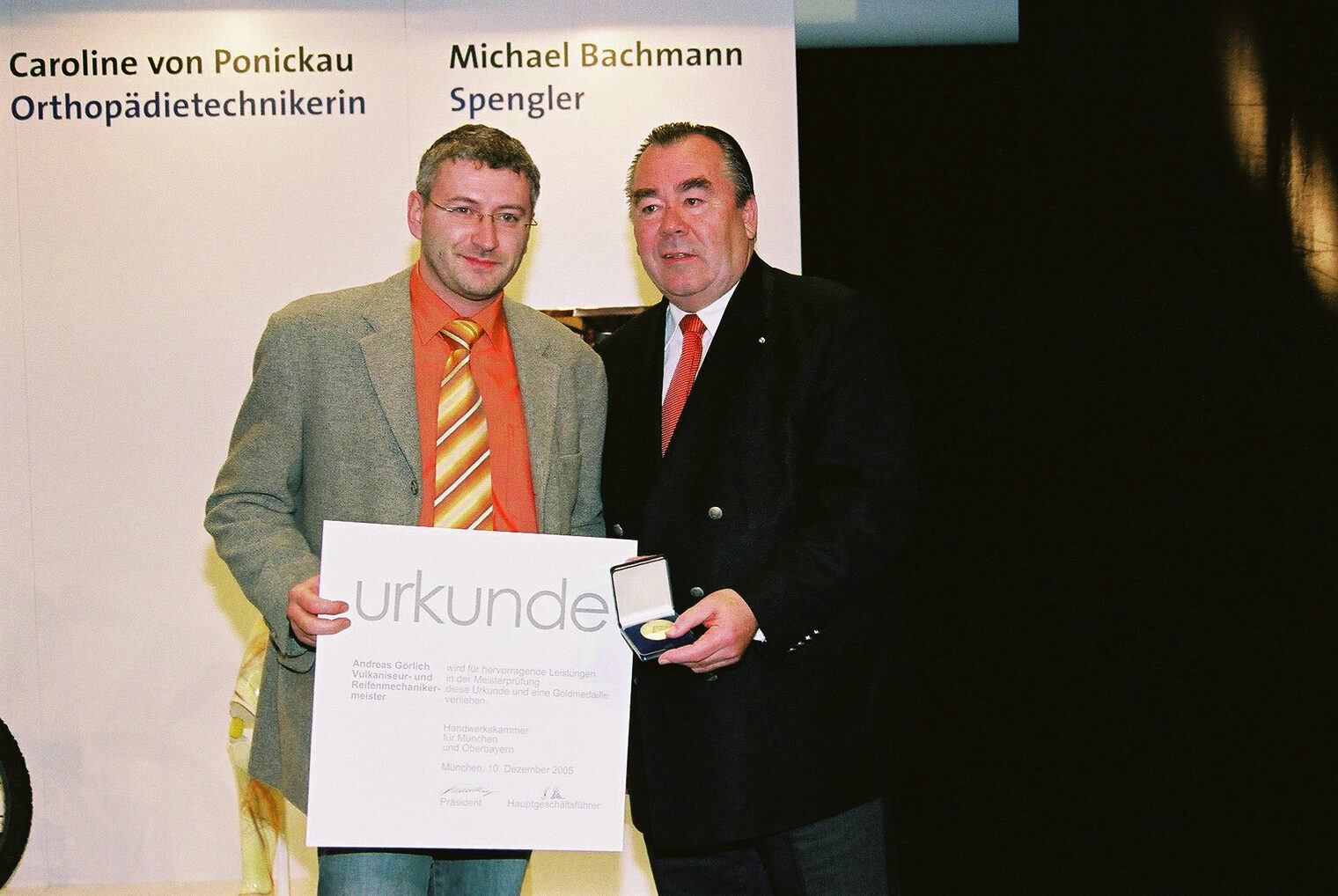 Bilder der Meisterfeier vom 10. Dezember 2005 im Internationalen Congress Centrum München