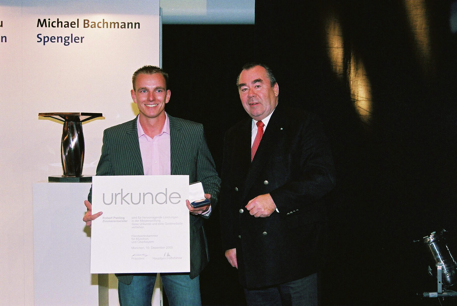 Bilder der Meisterfeier vom 10. Dezember 2005 im Internationalen Congress Centrum München