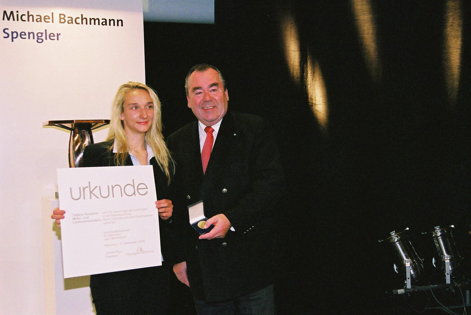 Bilder der Meisterfeier vom 10. Dezember 2005 im Internationalen Congress Centrum München