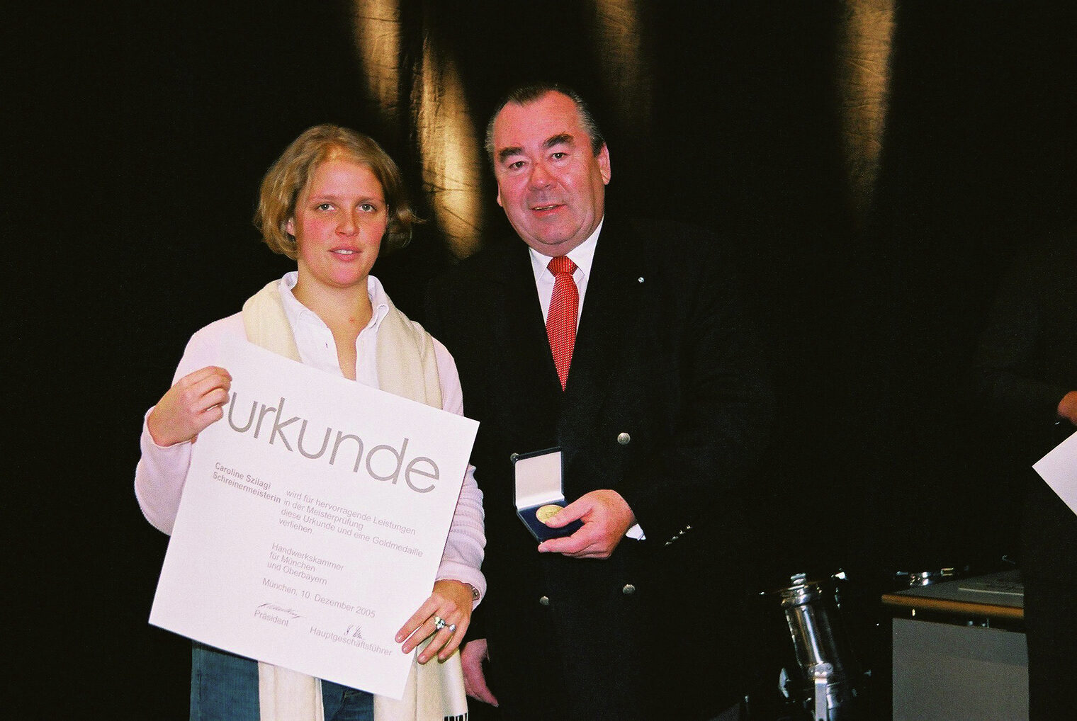Bilder der Meisterfeier vom 10. Dezember 2005 im Internationalen Congress Centrum München