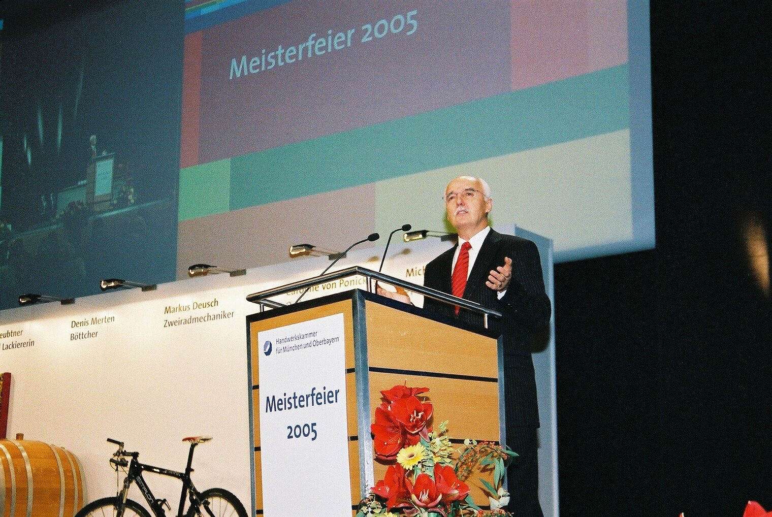 Bilder der Meisterfeier vom 10. Dezember 2005 im Internationalen Congress Centrum München