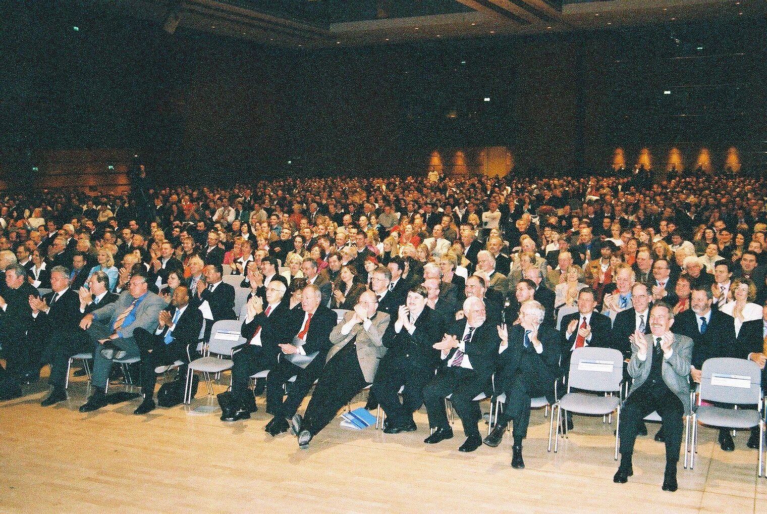 Bilder der Meisterfeier vom 10. Dezember 2005 im Internationalen Congress Centrum München