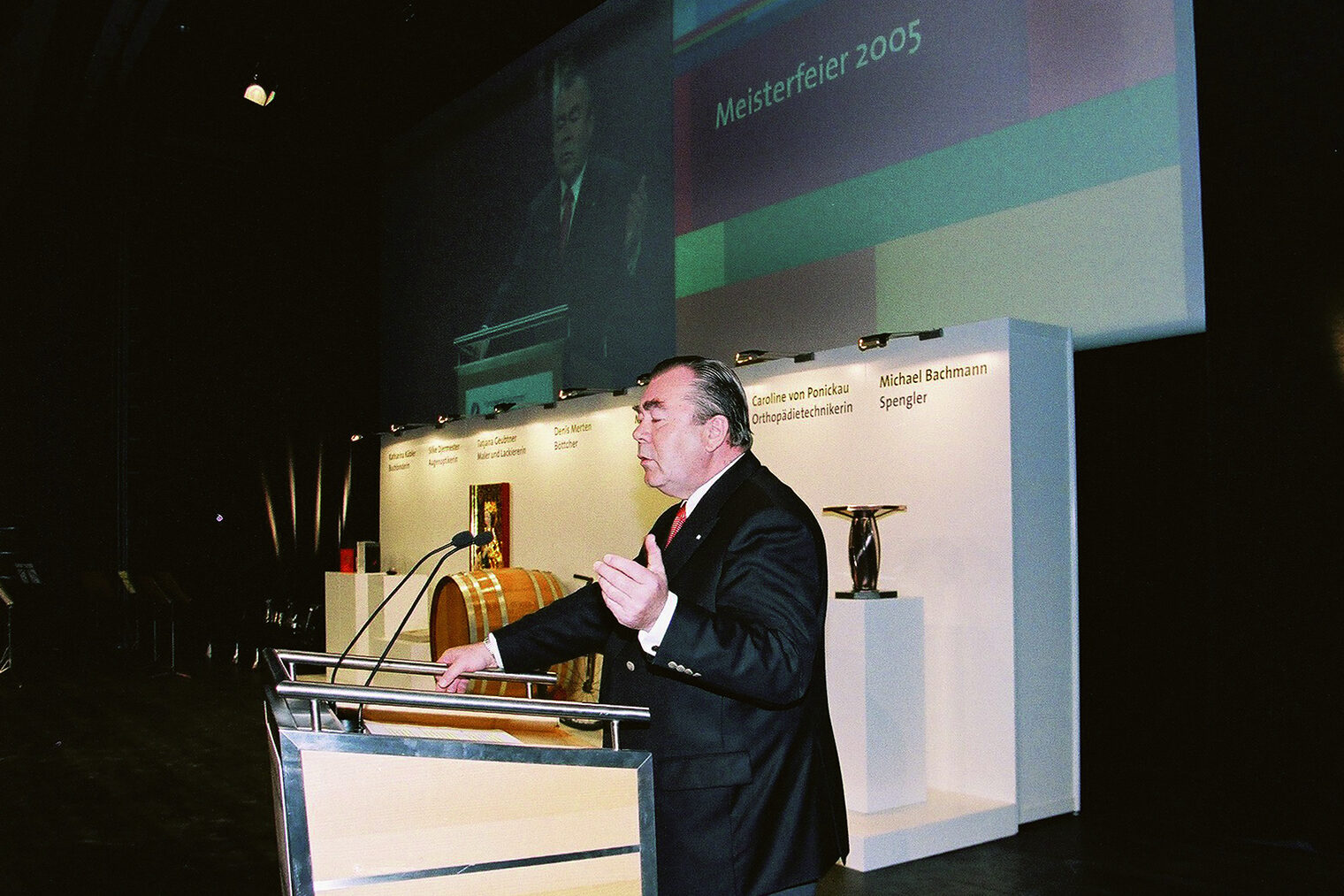 Bilder der Meisterfeier vom 10. Dezember 2005 im Internationalen Congress Centrum München