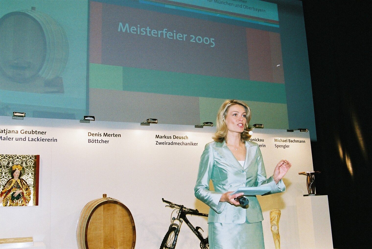 Bilder der Meisterfeier vom 10. Dezember 2005 im Internationalen Congress Centrum München