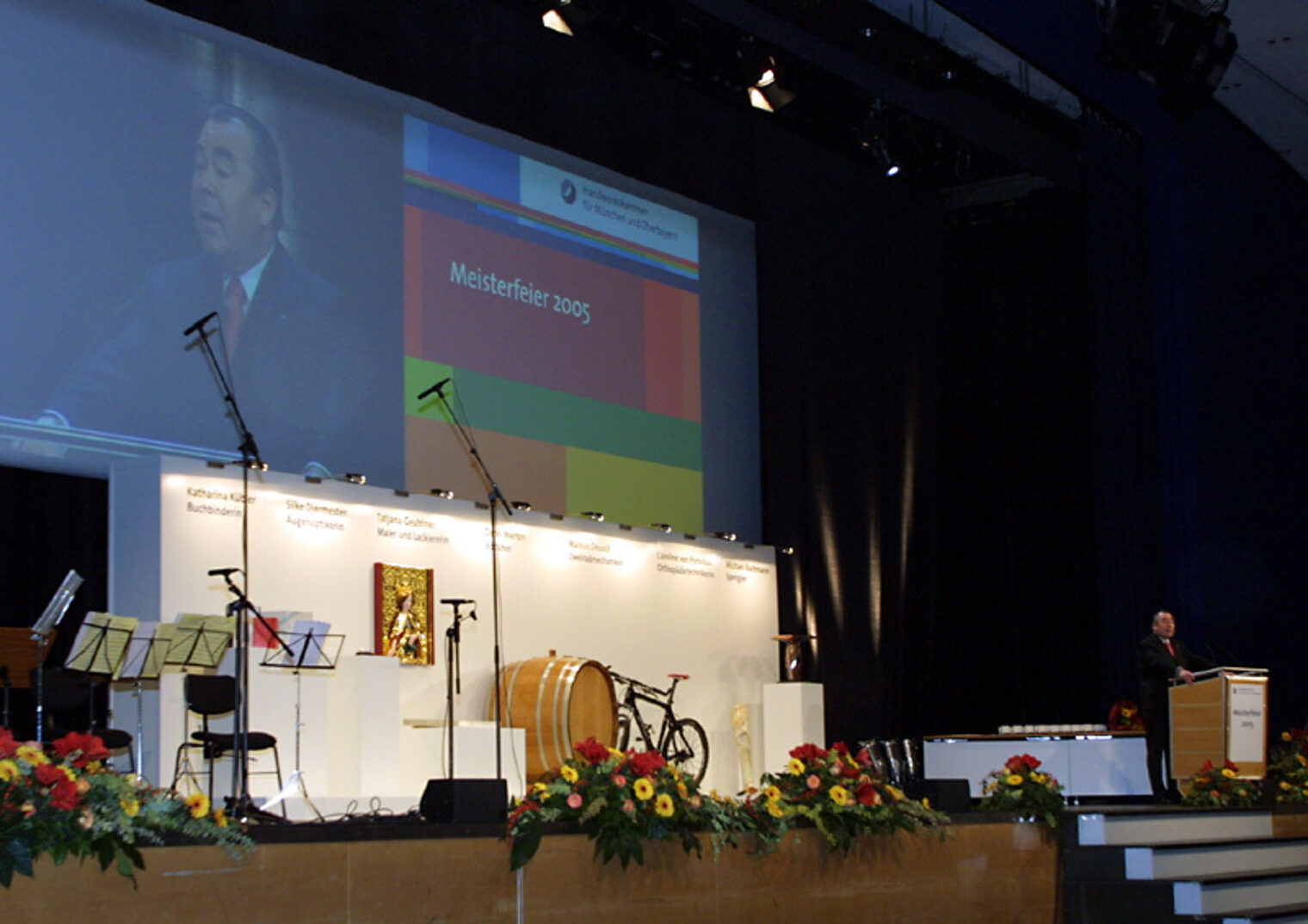 Bilder der Meisterfeier vom 10. Dezember 2005 im Internationalen Congress Centrum München