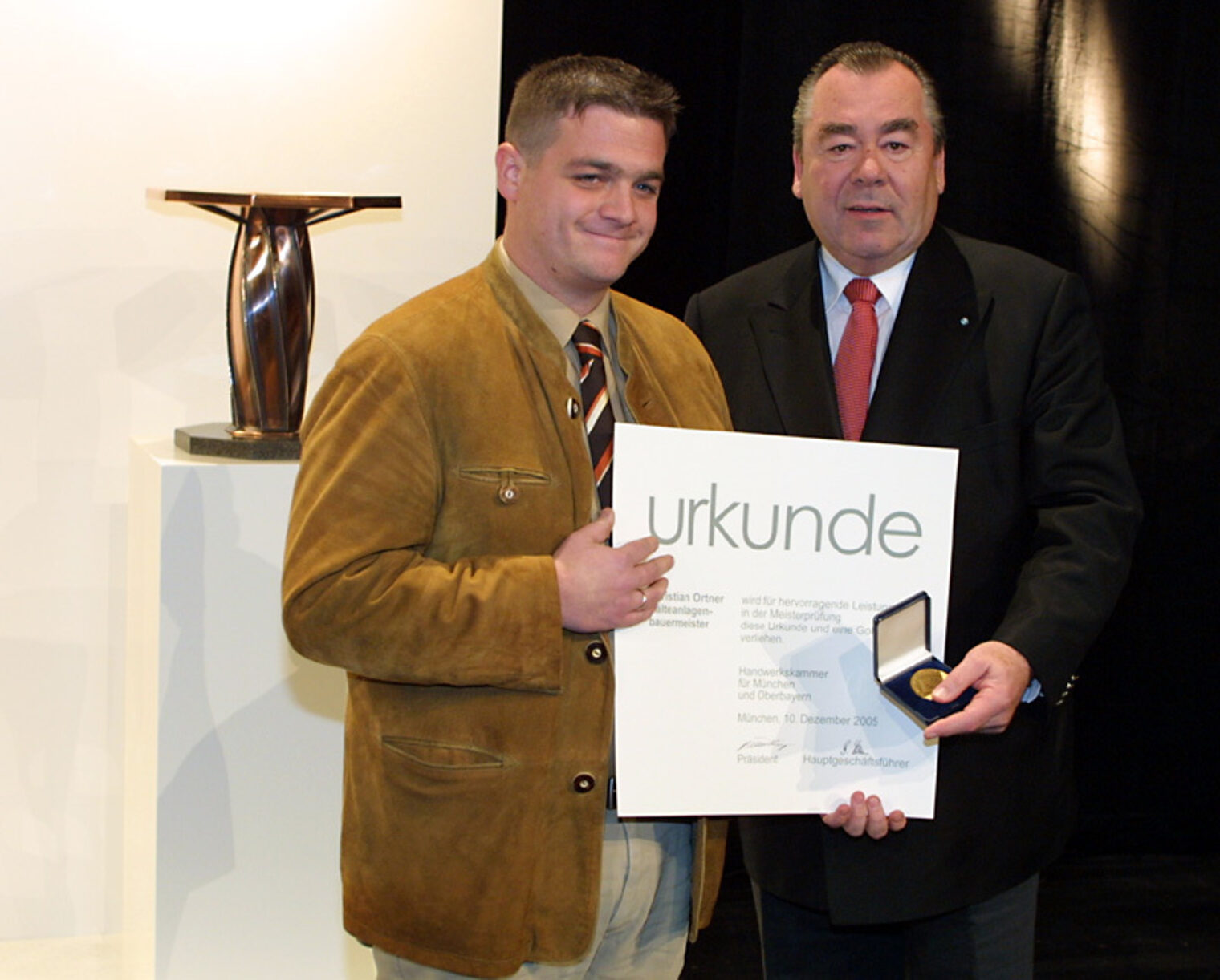 Bilder der Meisterfeier vom 10. Dezember 2005 im Internationalen Congress Centrum München