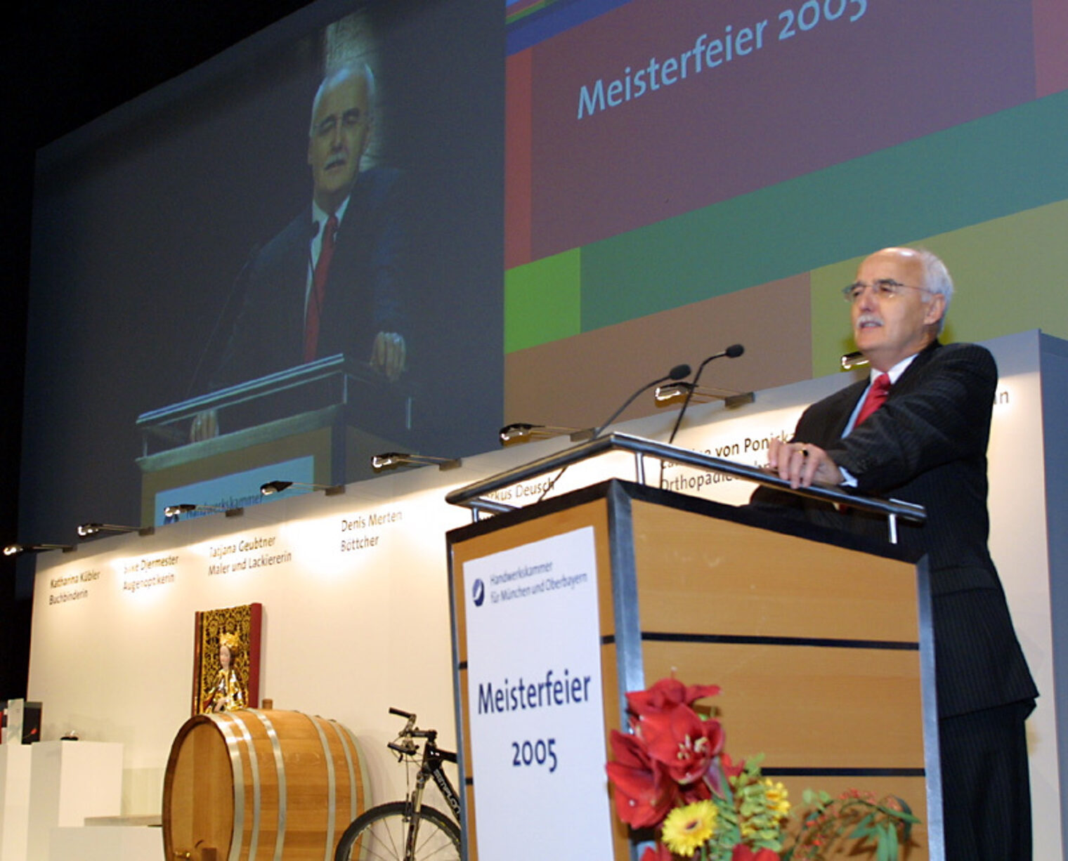 Bilder der Meisterfeier vom 10. Dezember 2005 im Internationalen Congress Centrum München
