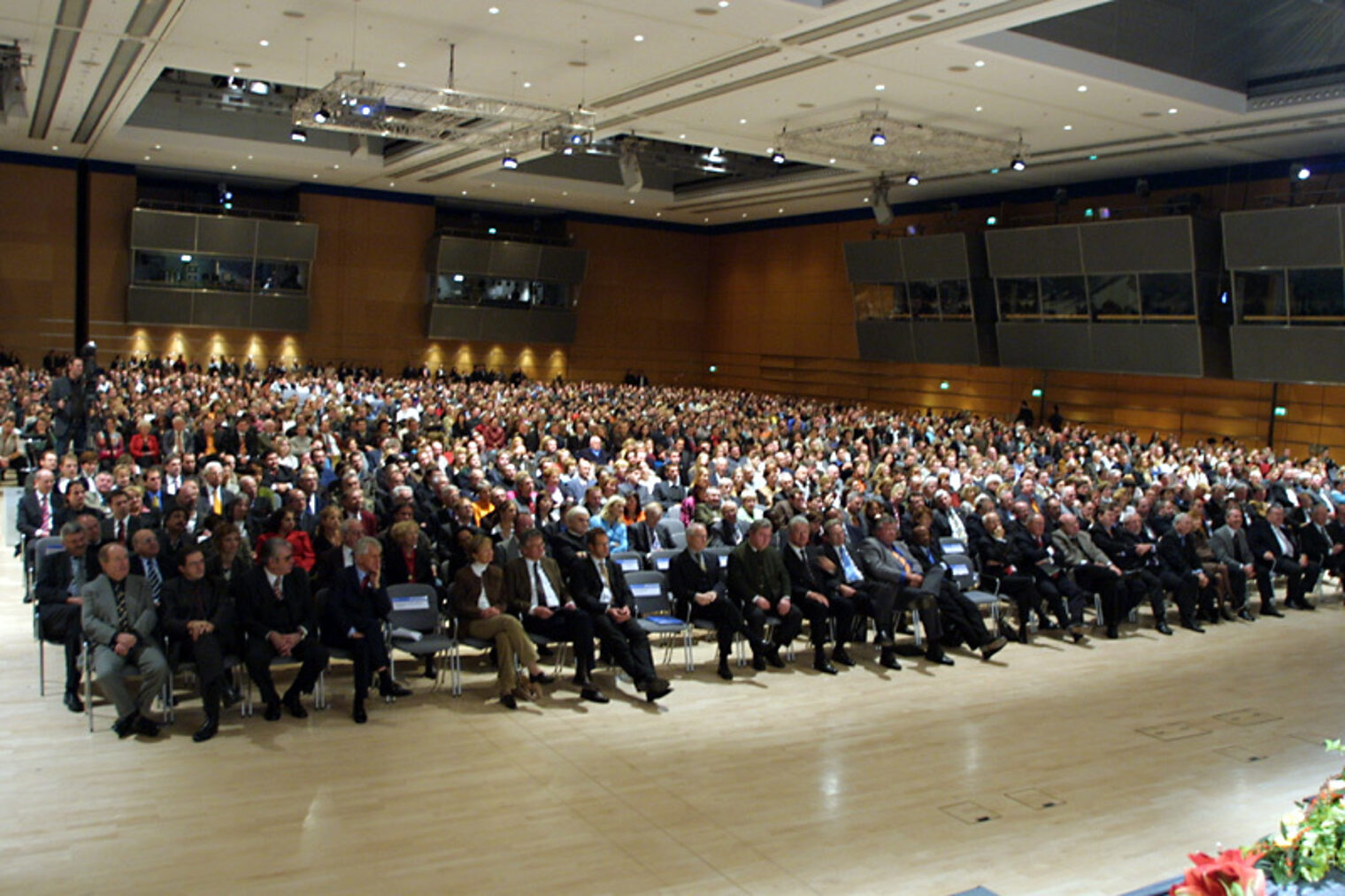 Bilder der Meisterfeier vom 10. Dezember 2005 im Internationalen Congress Centrum München