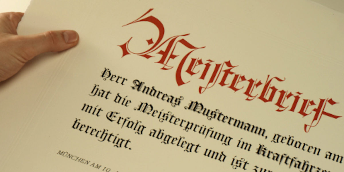 Meisterbrief