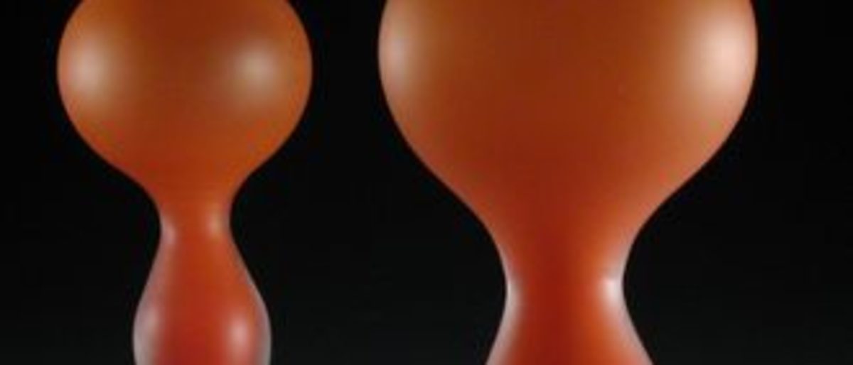 "Talking Tits"; Objekte; Glas, geblasen; je Ø 16 cm "Talking Tits"; Objekte; Glas, geblasen; je Ø 16 cm