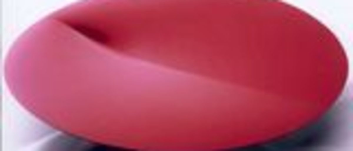 "A red plate # 2"; Schale; Urushilack; Ø 72 cm "A red plate # 2"; Schale; Urushilack; Ø 72 cm